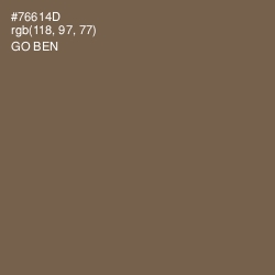 #76614D - Go Ben Color Image